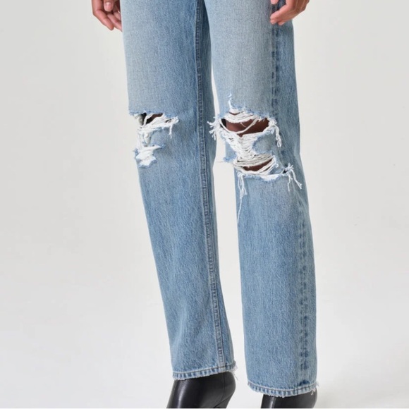 NWT Agolde 90’s Pinch Waist High Rise Straight Jeans - Picture 3 of 5